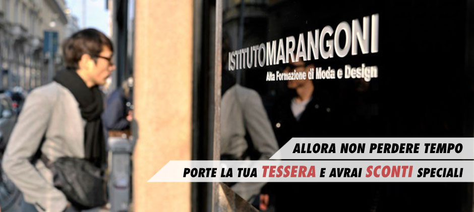 Sconti Speciale se sei uno studente di moda